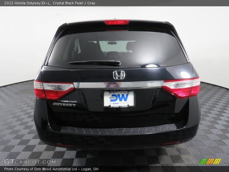 Crystal Black Pearl / Gray 2013 Honda Odyssey EX-L