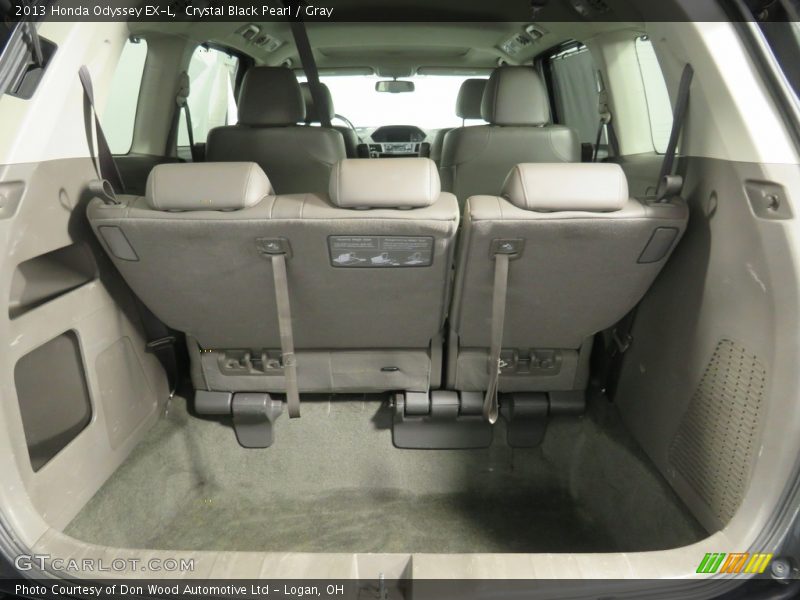 Crystal Black Pearl / Gray 2013 Honda Odyssey EX-L