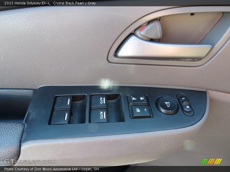 Crystal Black Pearl / Gray 2013 Honda Odyssey EX-L