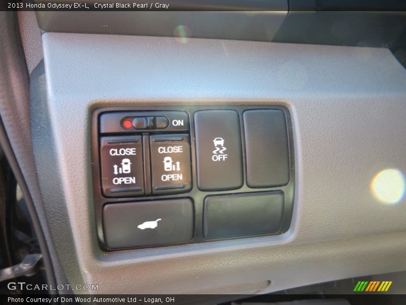 Crystal Black Pearl / Gray 2013 Honda Odyssey EX-L