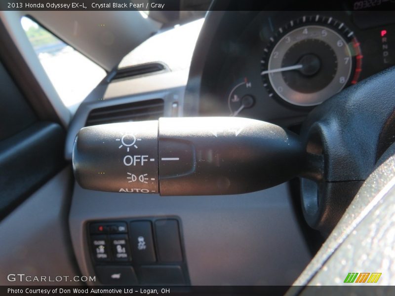 Crystal Black Pearl / Gray 2013 Honda Odyssey EX-L