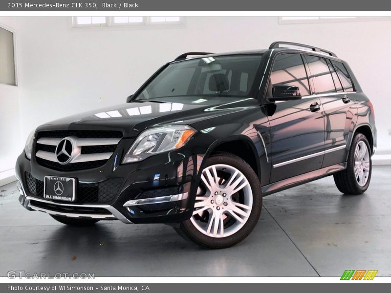 Black / Black 2015 Mercedes-Benz GLK 350