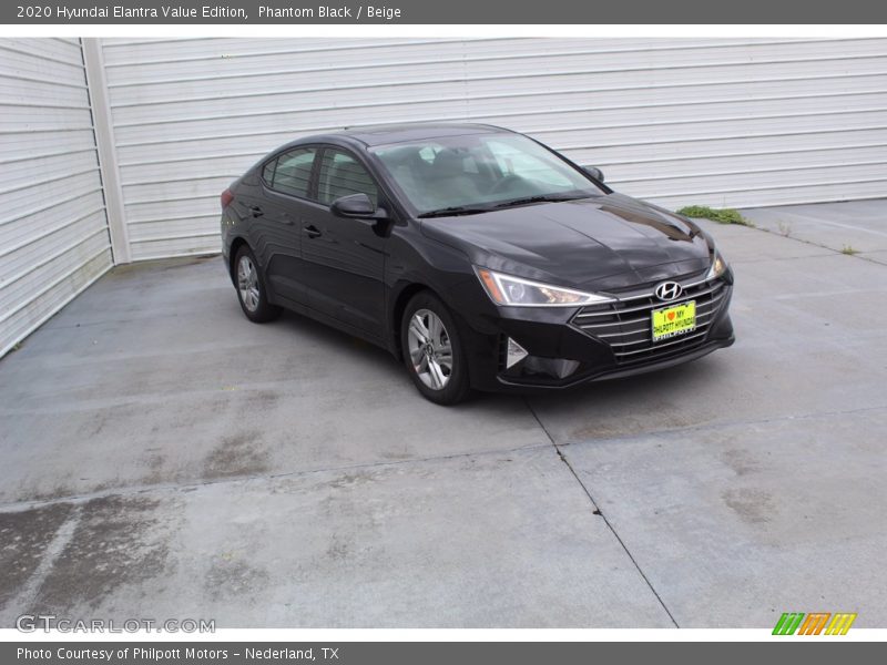 Phantom Black / Beige 2020 Hyundai Elantra Value Edition