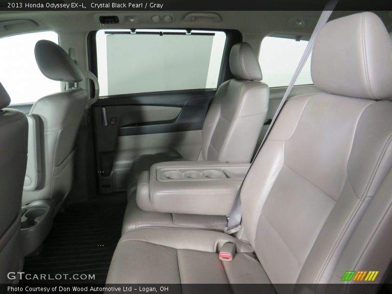 Crystal Black Pearl / Gray 2013 Honda Odyssey EX-L