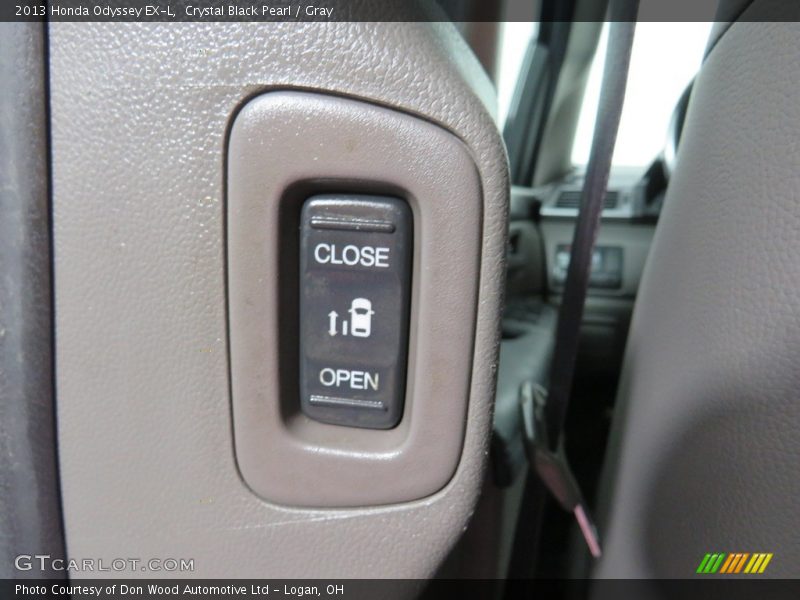 Crystal Black Pearl / Gray 2013 Honda Odyssey EX-L