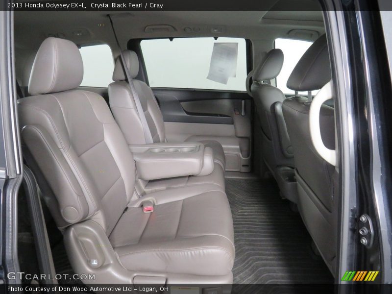 Crystal Black Pearl / Gray 2013 Honda Odyssey EX-L