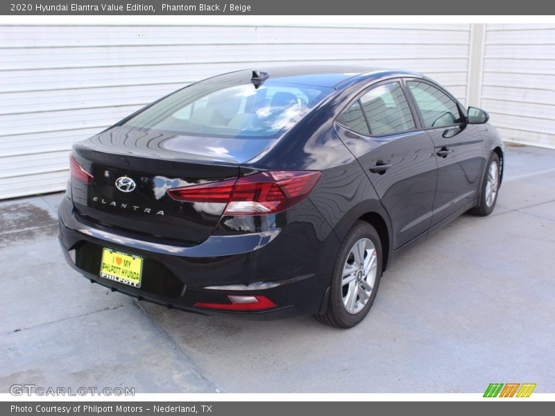 Phantom Black / Beige 2020 Hyundai Elantra Value Edition