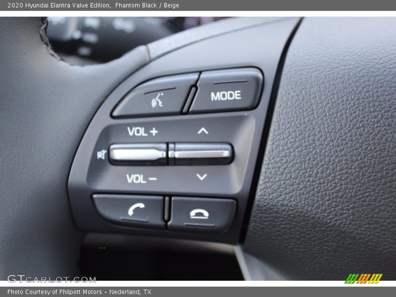 Phantom Black / Beige 2020 Hyundai Elantra Value Edition
