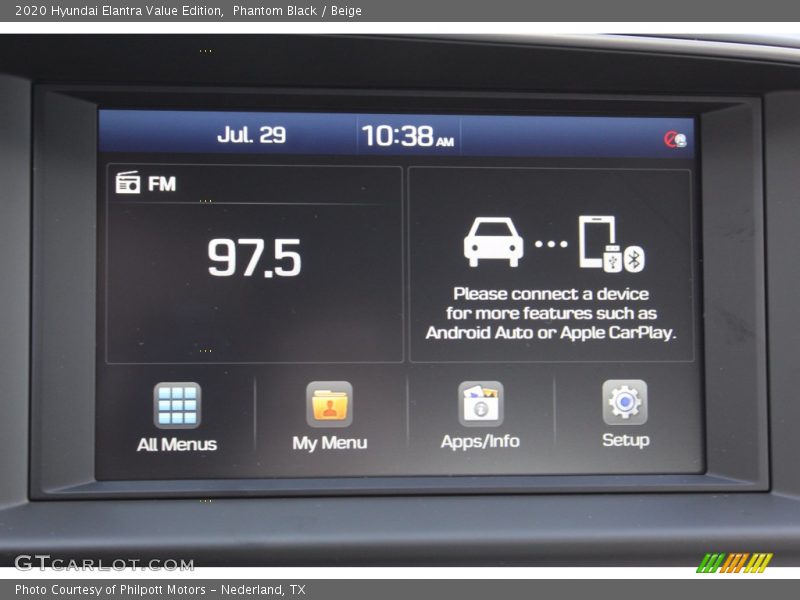 Phantom Black / Beige 2020 Hyundai Elantra Value Edition