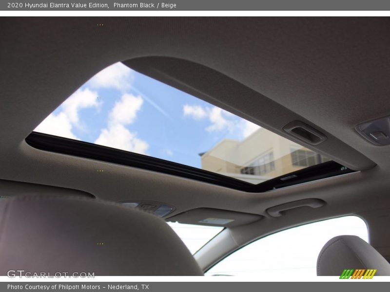 Phantom Black / Beige 2020 Hyundai Elantra Value Edition