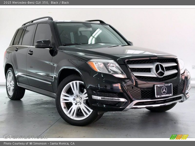 Black / Black 2015 Mercedes-Benz GLK 350