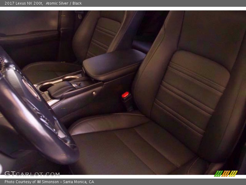 Atomic Silver / Black 2017 Lexus NX 200t