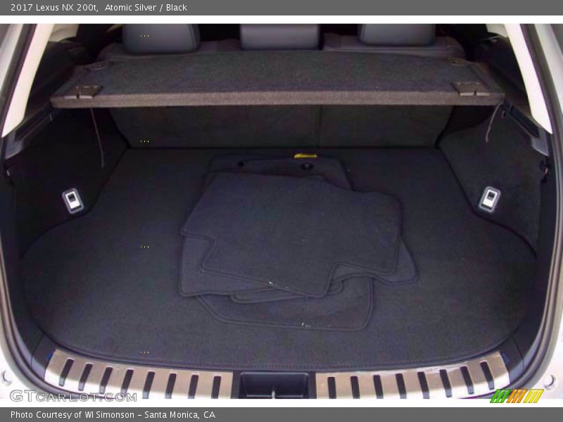 Atomic Silver / Black 2017 Lexus NX 200t
