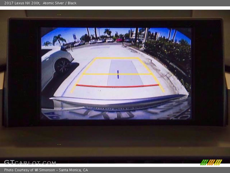 Atomic Silver / Black 2017 Lexus NX 200t