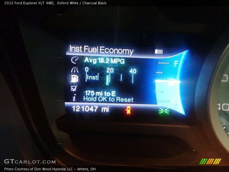 Oxford White / Charcoal Black 2013 Ford Explorer XLT 4WD