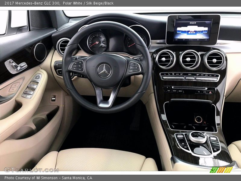 Polar White / Silk Beige/Black 2017 Mercedes-Benz GLC 300