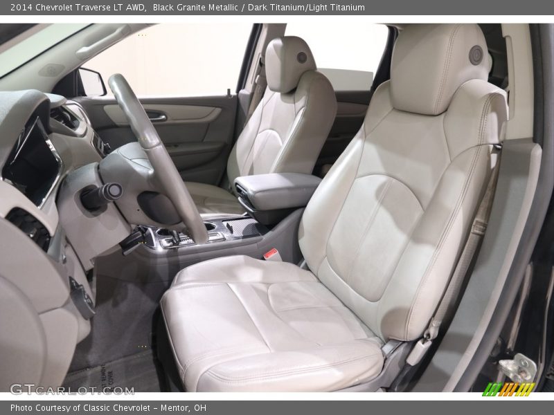 Black Granite Metallic / Dark Titanium/Light Titanium 2014 Chevrolet Traverse LT AWD