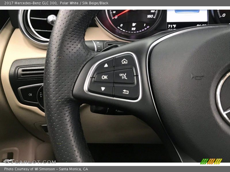 Polar White / Silk Beige/Black 2017 Mercedes-Benz GLC 300
