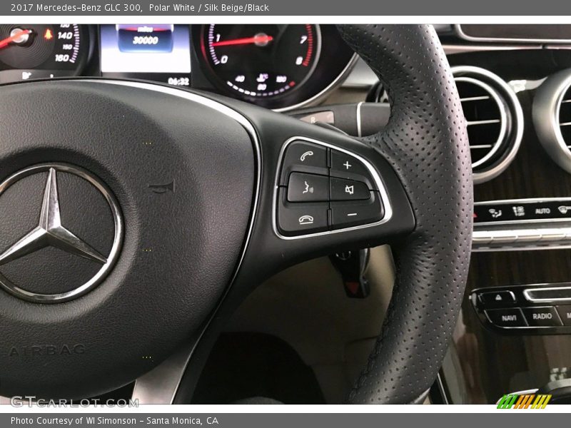 Polar White / Silk Beige/Black 2017 Mercedes-Benz GLC 300