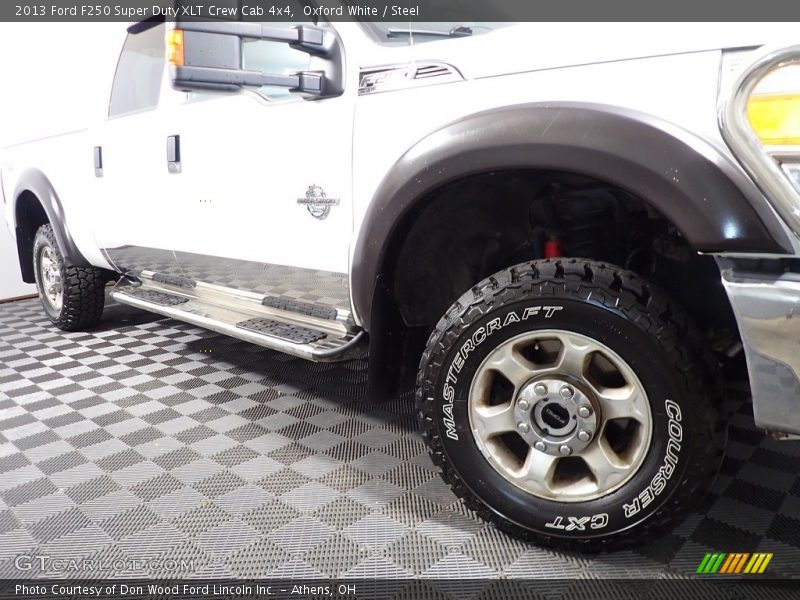 Oxford White / Steel 2013 Ford F250 Super Duty XLT Crew Cab 4x4