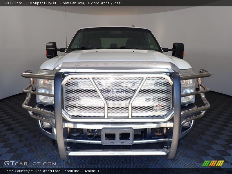Oxford White / Steel 2013 Ford F250 Super Duty XLT Crew Cab 4x4