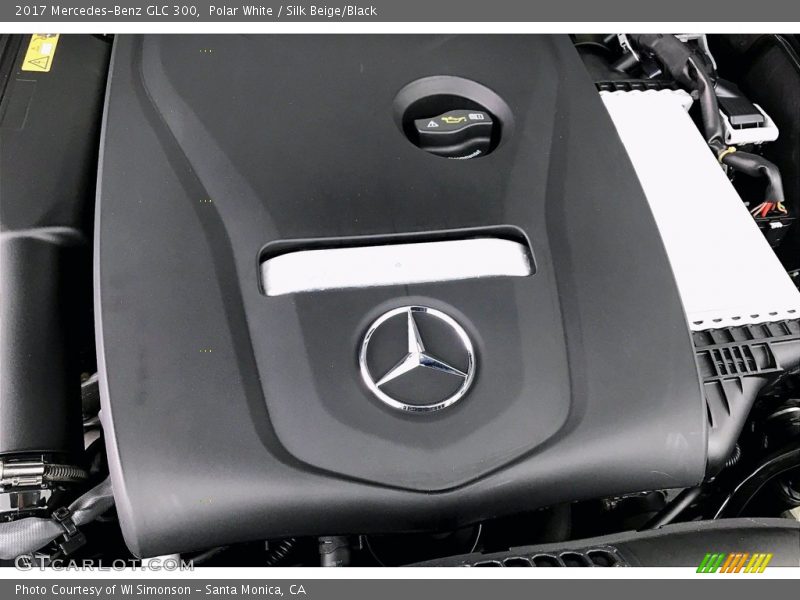 Polar White / Silk Beige/Black 2017 Mercedes-Benz GLC 300