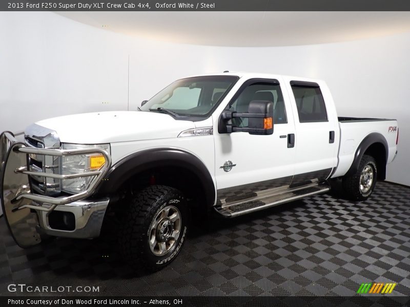 Oxford White / Steel 2013 Ford F250 Super Duty XLT Crew Cab 4x4