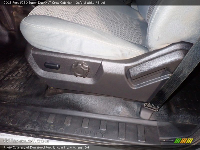 Oxford White / Steel 2013 Ford F250 Super Duty XLT Crew Cab 4x4