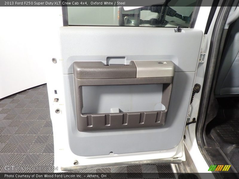Oxford White / Steel 2013 Ford F250 Super Duty XLT Crew Cab 4x4