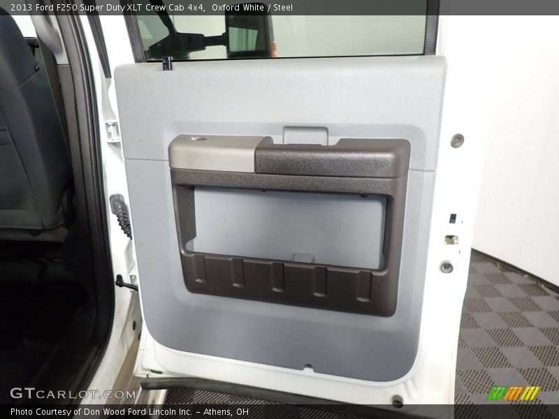 Oxford White / Steel 2013 Ford F250 Super Duty XLT Crew Cab 4x4