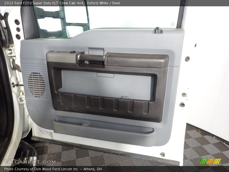 Oxford White / Steel 2013 Ford F250 Super Duty XLT Crew Cab 4x4
