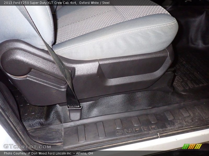 Oxford White / Steel 2013 Ford F250 Super Duty XLT Crew Cab 4x4