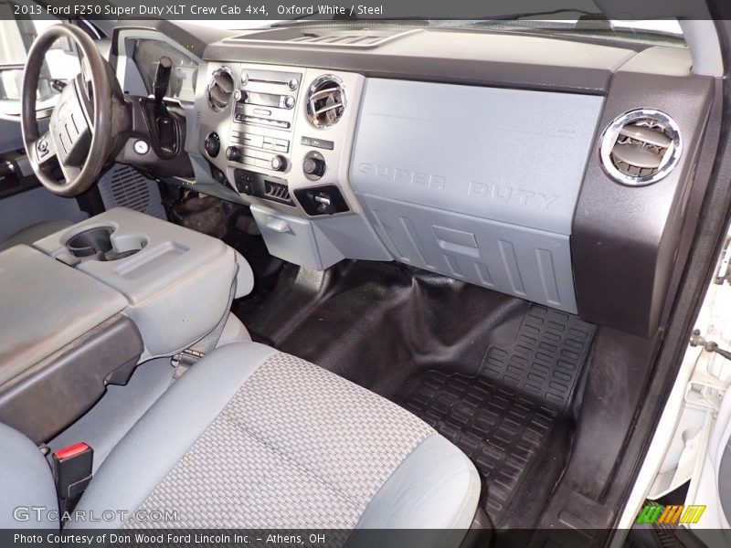 Oxford White / Steel 2013 Ford F250 Super Duty XLT Crew Cab 4x4