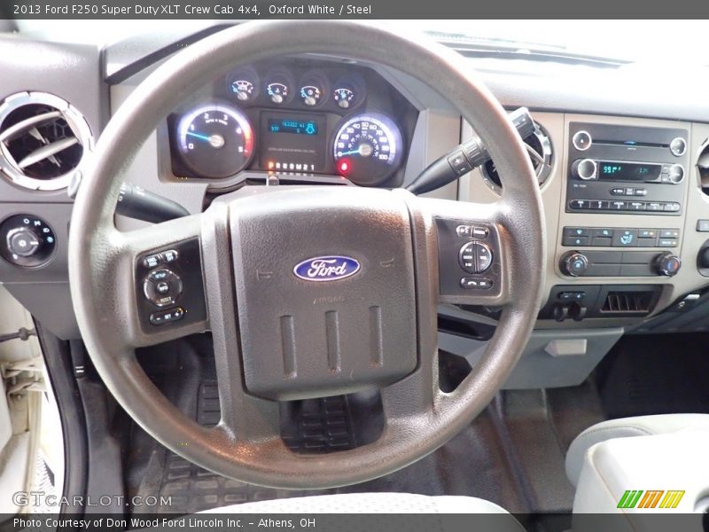 Oxford White / Steel 2013 Ford F250 Super Duty XLT Crew Cab 4x4