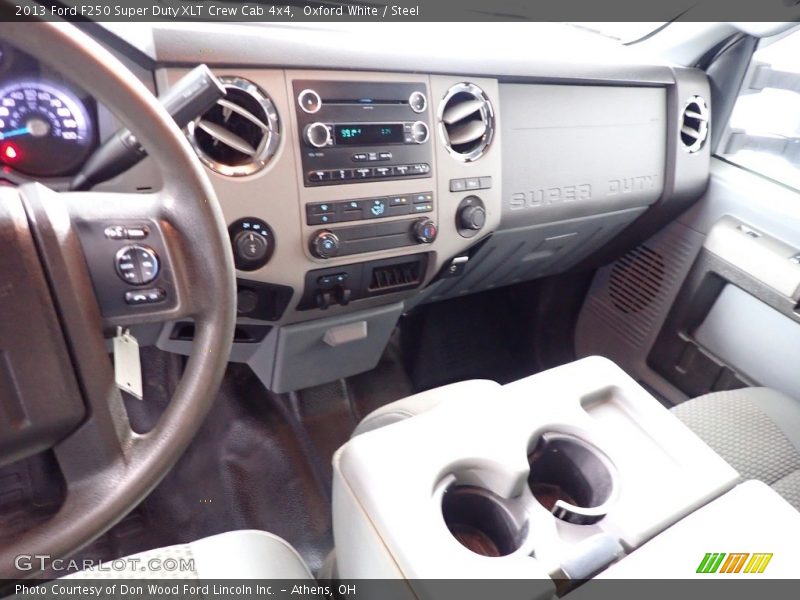 Oxford White / Steel 2013 Ford F250 Super Duty XLT Crew Cab 4x4