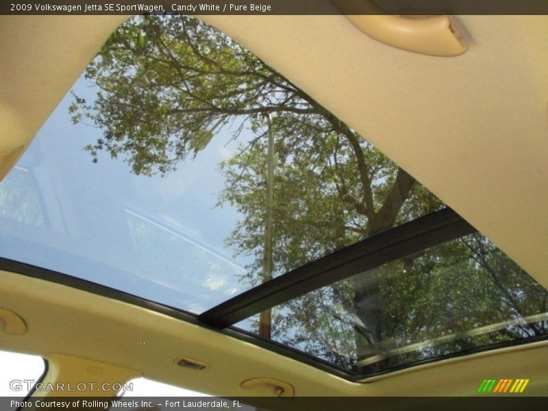 Candy White / Pure Beige 2009 Volkswagen Jetta SE SportWagen