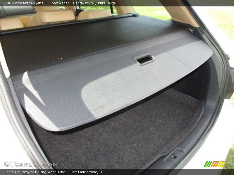 Candy White / Pure Beige 2009 Volkswagen Jetta SE SportWagen