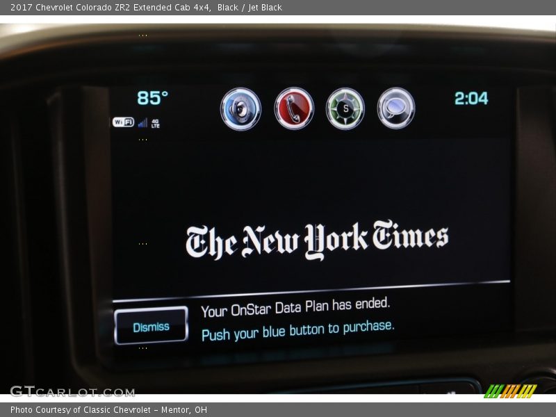 Black / Jet Black 2017 Chevrolet Colorado ZR2 Extended Cab 4x4