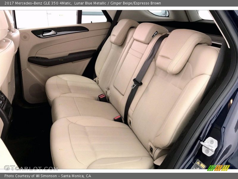 Lunar Blue Metallic / Ginger Beige/Espresso Brown 2017 Mercedes-Benz GLE 350 4Matic