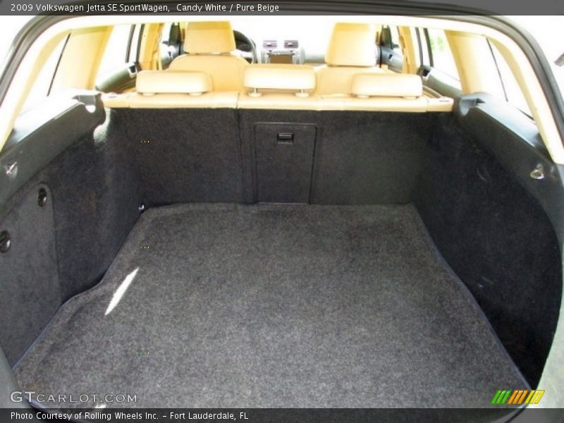Candy White / Pure Beige 2009 Volkswagen Jetta SE SportWagen