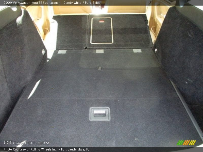 Candy White / Pure Beige 2009 Volkswagen Jetta SE SportWagen