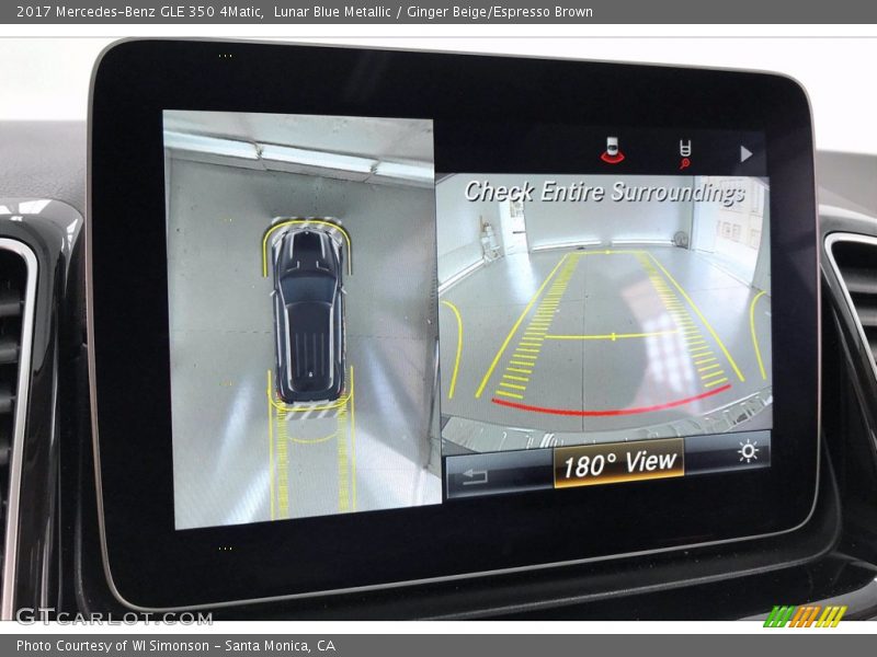 Lunar Blue Metallic / Ginger Beige/Espresso Brown 2017 Mercedes-Benz GLE 350 4Matic