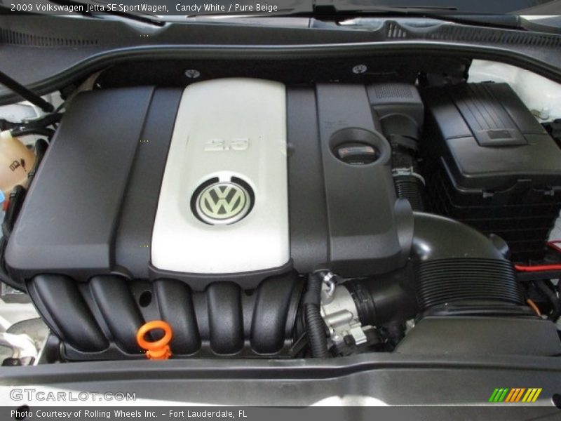 Candy White / Pure Beige 2009 Volkswagen Jetta SE SportWagen