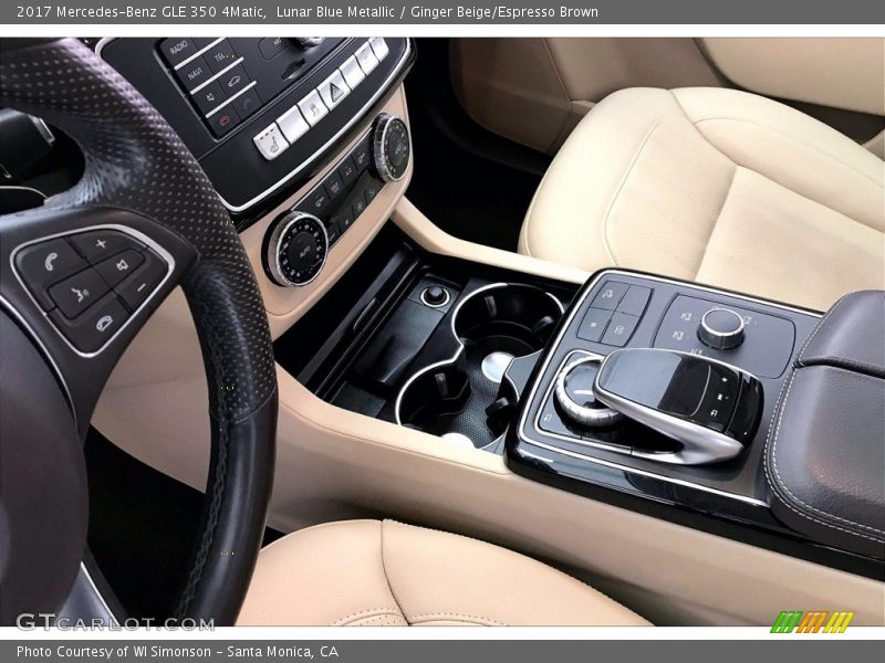 Lunar Blue Metallic / Ginger Beige/Espresso Brown 2017 Mercedes-Benz GLE 350 4Matic