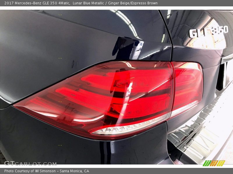 Lunar Blue Metallic / Ginger Beige/Espresso Brown 2017 Mercedes-Benz GLE 350 4Matic