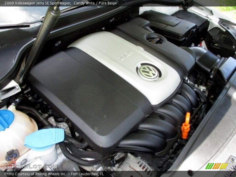 Candy White / Pure Beige 2009 Volkswagen Jetta SE SportWagen