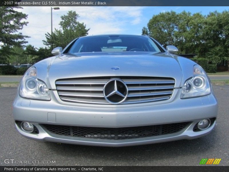 Iridium Silver Metallic / Black 2007 Mercedes-Benz CLS 550