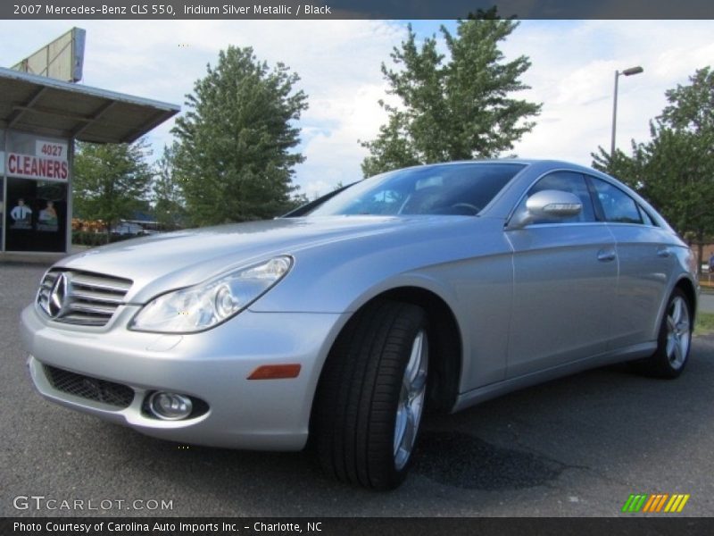 Iridium Silver Metallic / Black 2007 Mercedes-Benz CLS 550