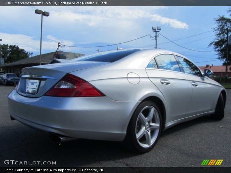 Iridium Silver Metallic / Black 2007 Mercedes-Benz CLS 550