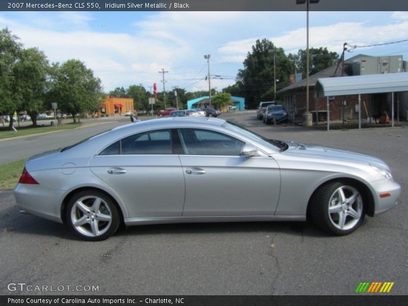 Iridium Silver Metallic / Black 2007 Mercedes-Benz CLS 550